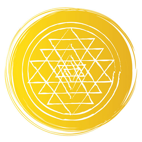 Golden yantra of my logo